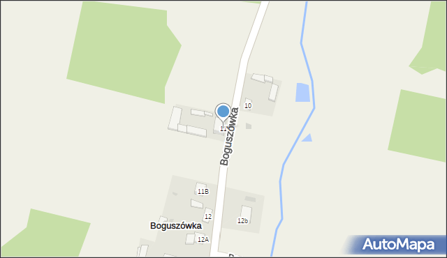 Boguszówka, Boguszówka, 11, mapa Boguszówka