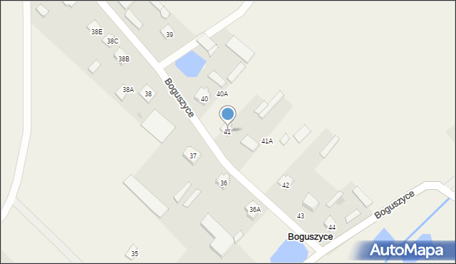 Boguszyce, Boguszyce, 41, mapa Boguszyce