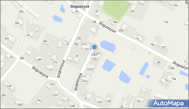 Boguszyce, Boguszyce, 22g/2, mapa Boguszyce