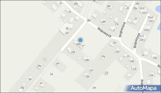 Boguszyce, Boguszyce, 24f, mapa Boguszyce