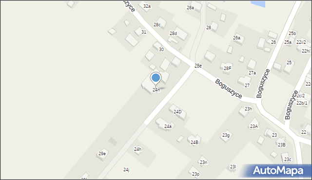 Boguszyce, Boguszyce, 24n, mapa Boguszyce