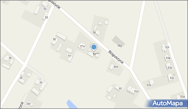 Boguszyce, Boguszyce, 59, mapa Boguszyce