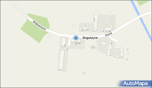 Boguszyce, Boguszyce, 11, mapa Boguszyce