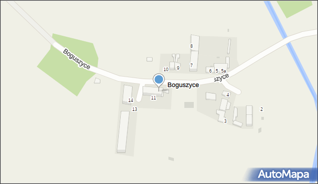 Boguszyce, Boguszyce, 12, mapa Boguszyce