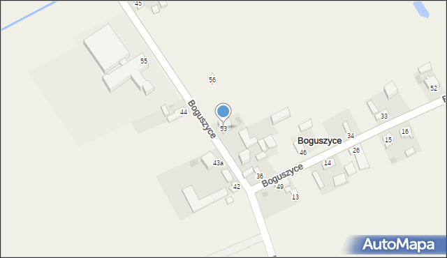 Boguszyce, Boguszyce, 53, mapa Boguszyce