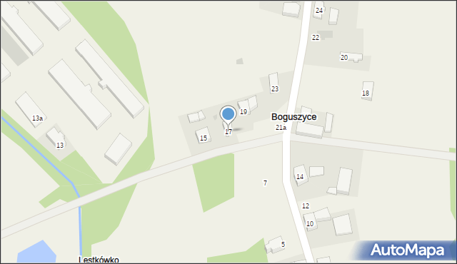 Boguszyce, Boguszyce, 17, mapa Boguszyce