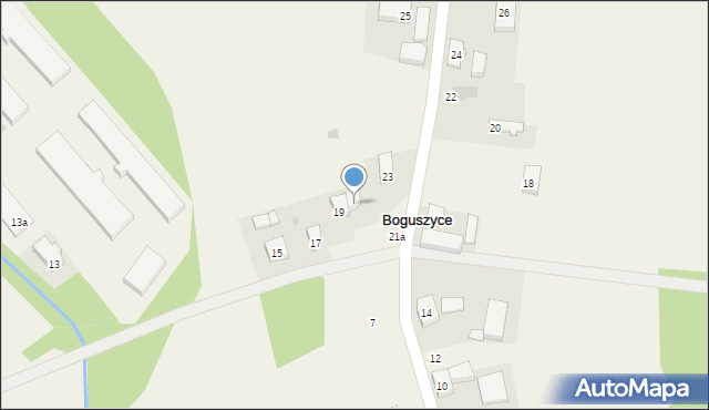 Boguszyce, Boguszyce, 21, mapa Boguszyce