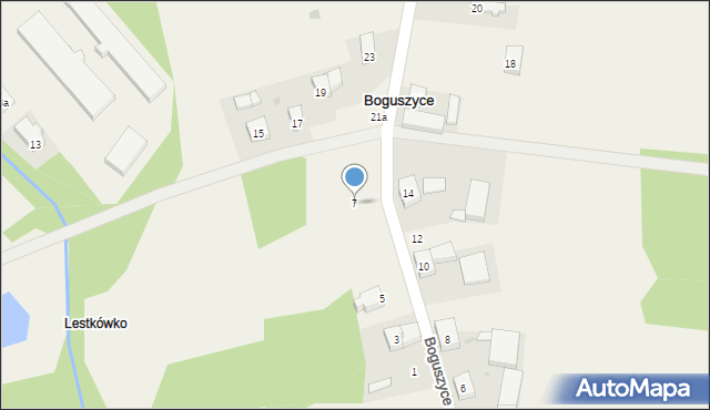 Boguszyce, Boguszyce, 7, mapa Boguszyce