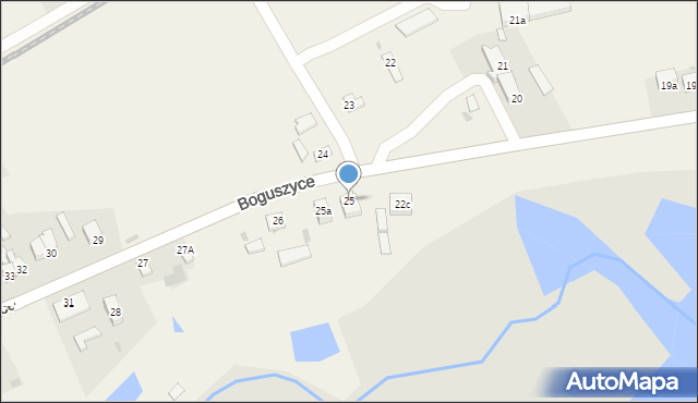 Boguszyce, Boguszyce, 25, mapa Boguszyce