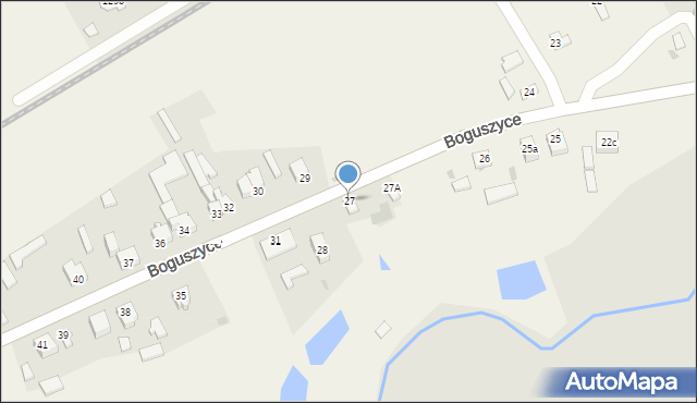 Boguszyce, Boguszyce, 27, mapa Boguszyce