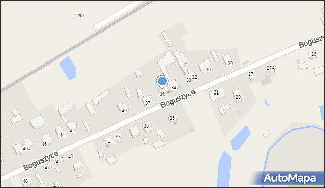 Boguszyce, Boguszyce, 36, mapa Boguszyce