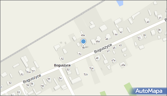 Boguszyce, Boguszyce, 50, mapa Boguszyce