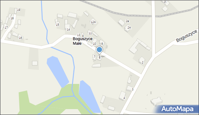 Boguszyce Małe, Boguszyce Małe, 6, mapa Boguszyce Małe