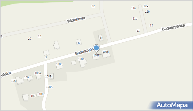 Boguszyn, Boguszyn, 108f, mapa Boguszyn