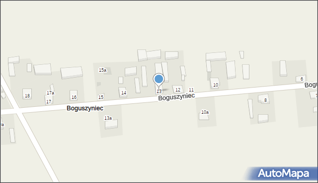 Boguszyniec, Boguszyniec, 13, mapa Boguszyniec