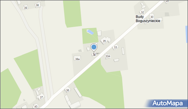 Boguszyniec, Boguszyniec, 34, mapa Boguszyniec