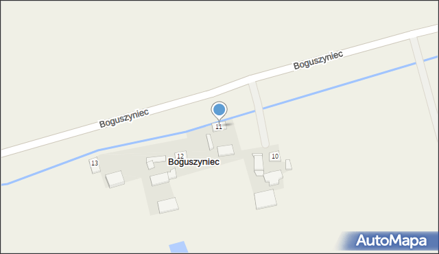 Boguszyniec, Boguszyniec, 11, mapa Boguszyniec