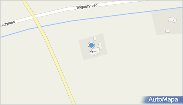 Boguszyniec, Boguszyniec, 24, mapa Boguszyniec