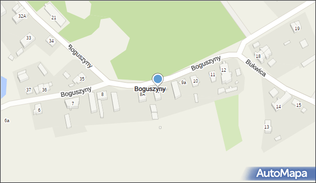 Boguszyny, Boguszyny, 9, mapa Boguszyny