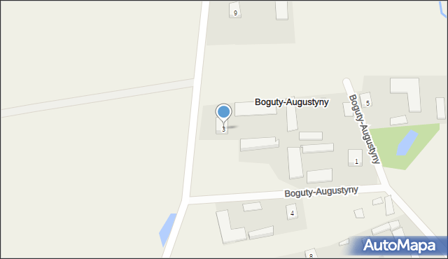 Boguty-Augustyny, Boguty-Augustyny, 3, mapa Boguty-Augustyny