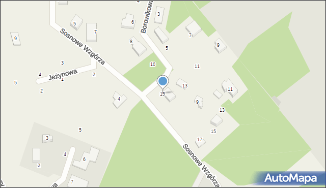 Bojano, Borowikowa, 15, mapa Bojano