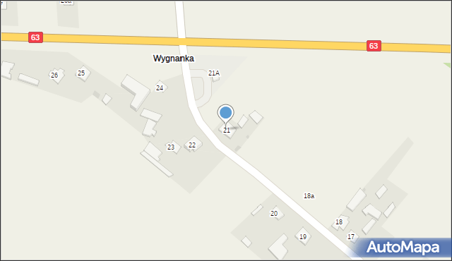 Bojanówka, Bojanówka, 21, mapa Bojanówka