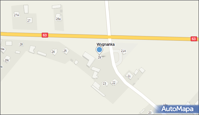 Bojanówka, Bojanówka, 24, mapa Bojanówka