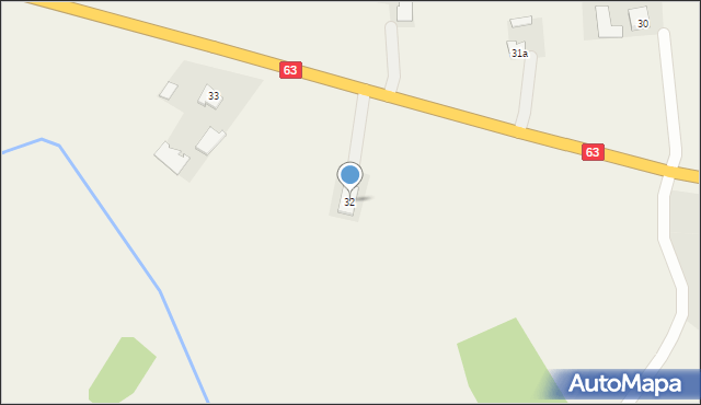 Bojanówka, Bojanówka, 32, mapa Bojanówka