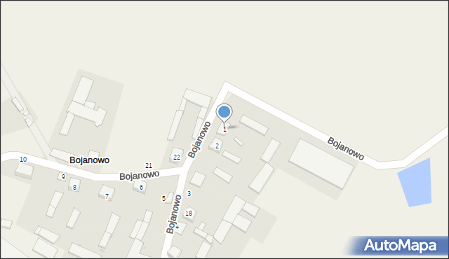 Bojanowo, Bojanowo, 1, mapa Bojanowo