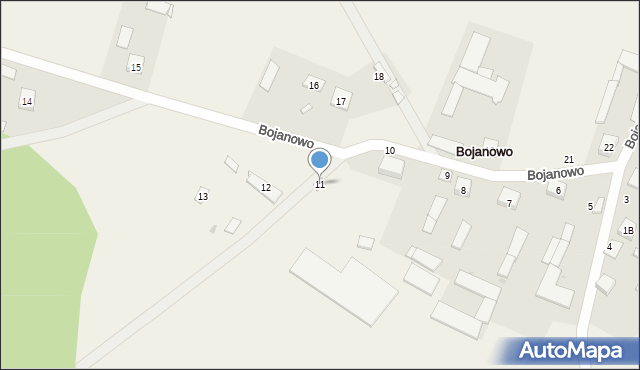 Bojanowo, Bojanowo, 11, mapa Bojanowo