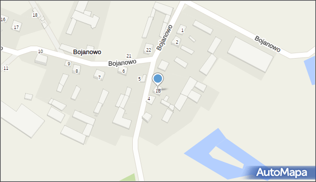 Bojanowo, Bojanowo, 1B, mapa Bojanowo