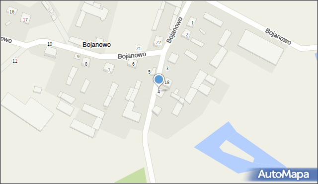 Bojanowo, Bojanowo, 4, mapa Bojanowo