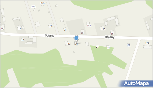 Bojany, Bojany, 29, mapa Bojany