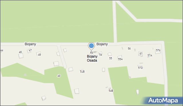 Bojany, Bojany, 53, mapa Bojany