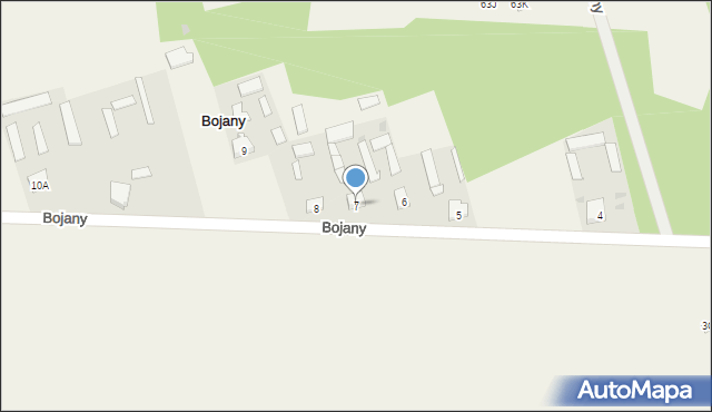 Bojany, Bojany, 7, mapa Bojany