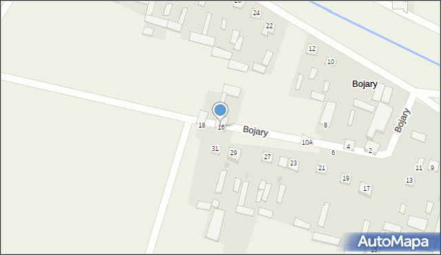 Bojary, Bojary, 16, mapa Bojary
