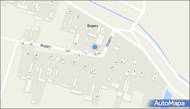 Bojary, Bojary, 2, mapa Bojary