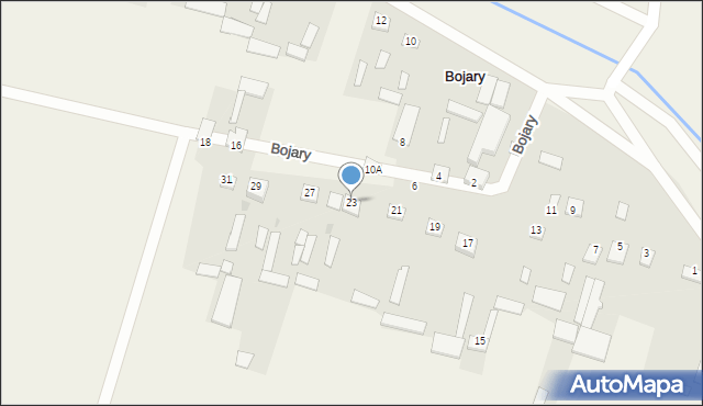 Bojary, Bojary, 23, mapa Bojary