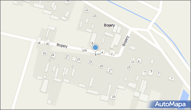 Bojary, Bojary, 6, mapa Bojary