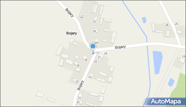 Bojary, Bojary, 18, mapa Bojary