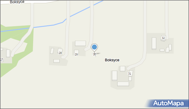Boksyce, Boksyce, 30, mapa Boksyce