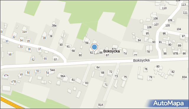 Boksycka, Boksycka, 65, mapa Boksycka