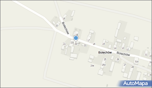 Bolechów, Bolechów, 22, mapa Bolechów