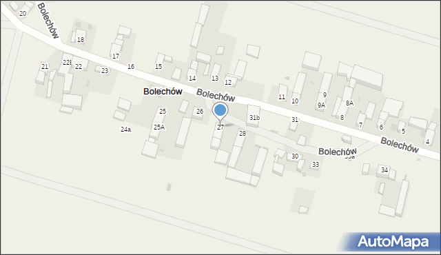 Bolechów, Bolechów, 27, mapa Bolechów