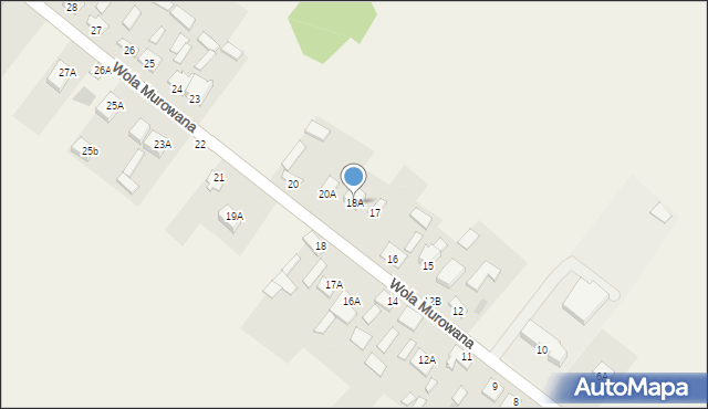 Bolechowice, Bolechowice, 18A, mapa Bolechowice