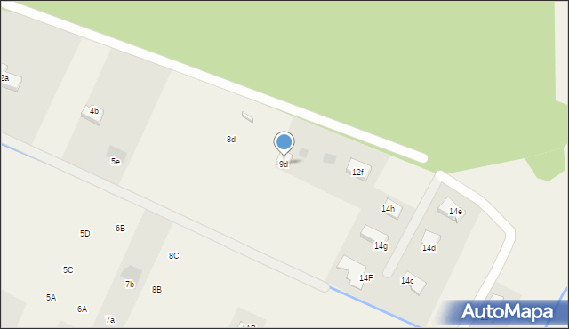 Bolechowo, Bolechowo, 9d, mapa Bolechowo