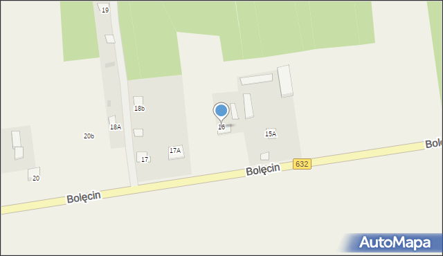 Bolęcin, Bolęcin, 16, mapa Bolęcin