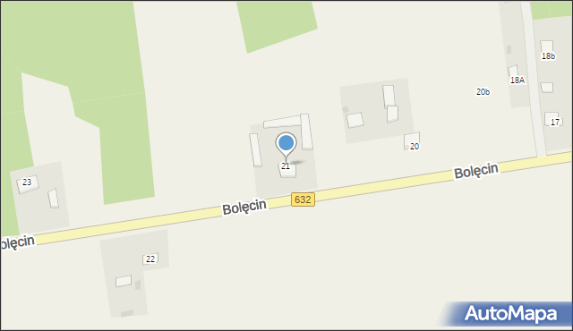 Bolęcin, Bolęcin, 21, mapa Bolęcin