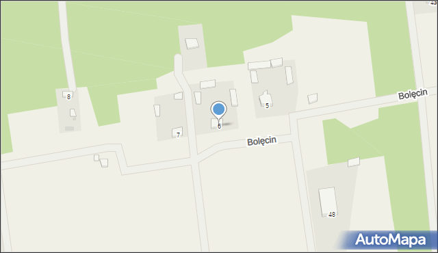 Bolęcin, Bolęcin, 6, mapa Bolęcin