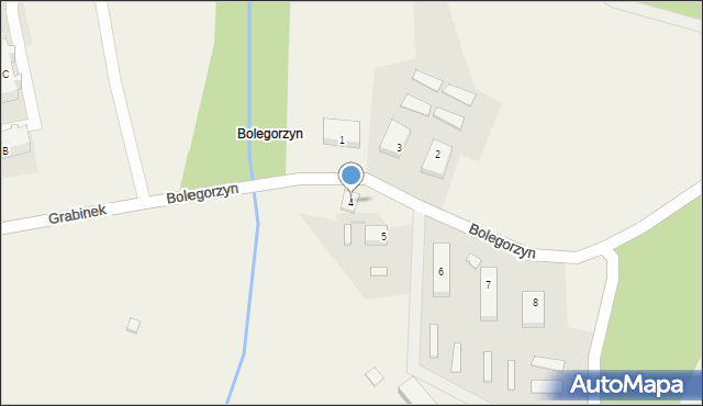 Bolegorzyn, Bolegorzyn, 4, mapa Bolegorzyn